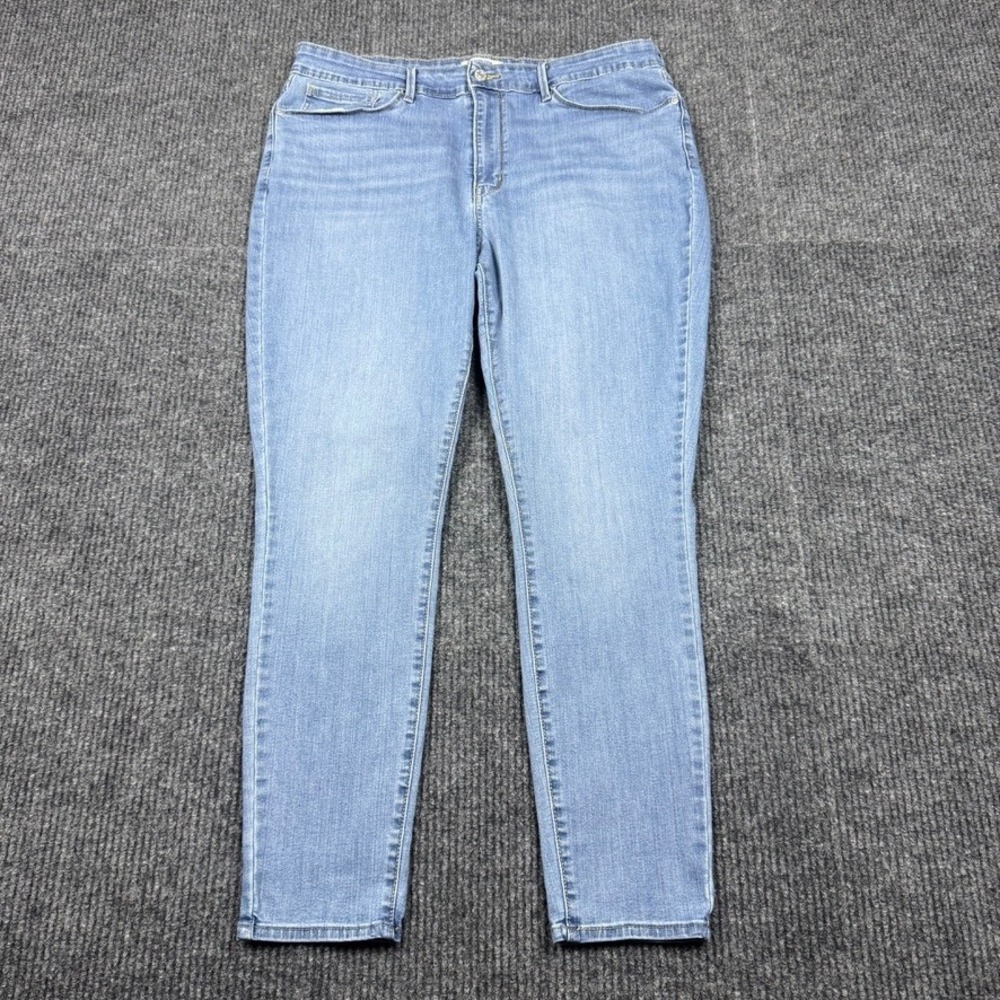 Denizen from Levis High-Rise Skinny Jeans Medium Wash Blue 16M W33 L30 86156